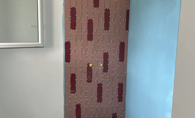 Pose de carrelage dans une salle de bain à Saint Paul les Dax., Dax, Delmon Daniel