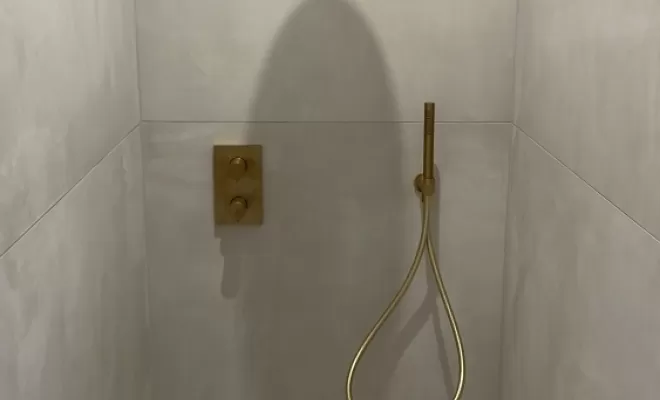 Pose de carrelage de salle de bain, Saint Martin de Hinx, Delmon Daniel