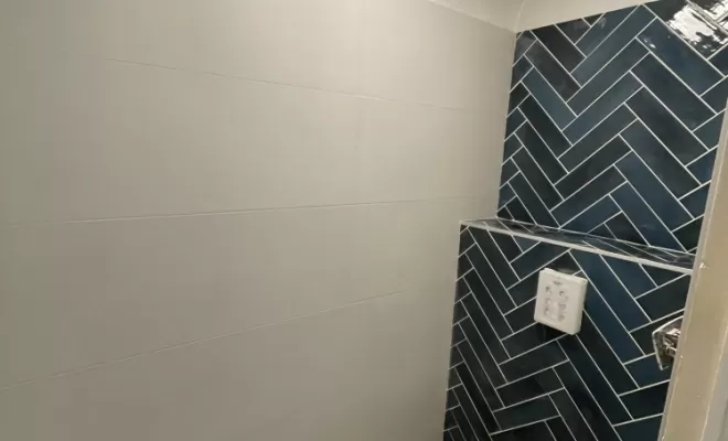 Pose de carrelage de salle de bain, Dax, Delmon Daniel